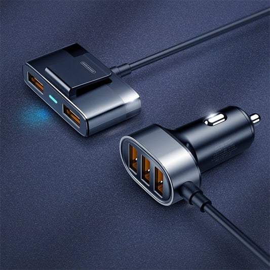 Ładowarka samochodowa Joyroom JR-CL03, 21W, 2.1A, 5 x USB-A, czarna