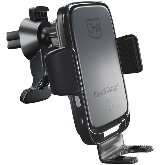 Ładowarka samochodowa bezprzewodowa 3MK Drive&Charge, 15W, 1.67A, Czarna