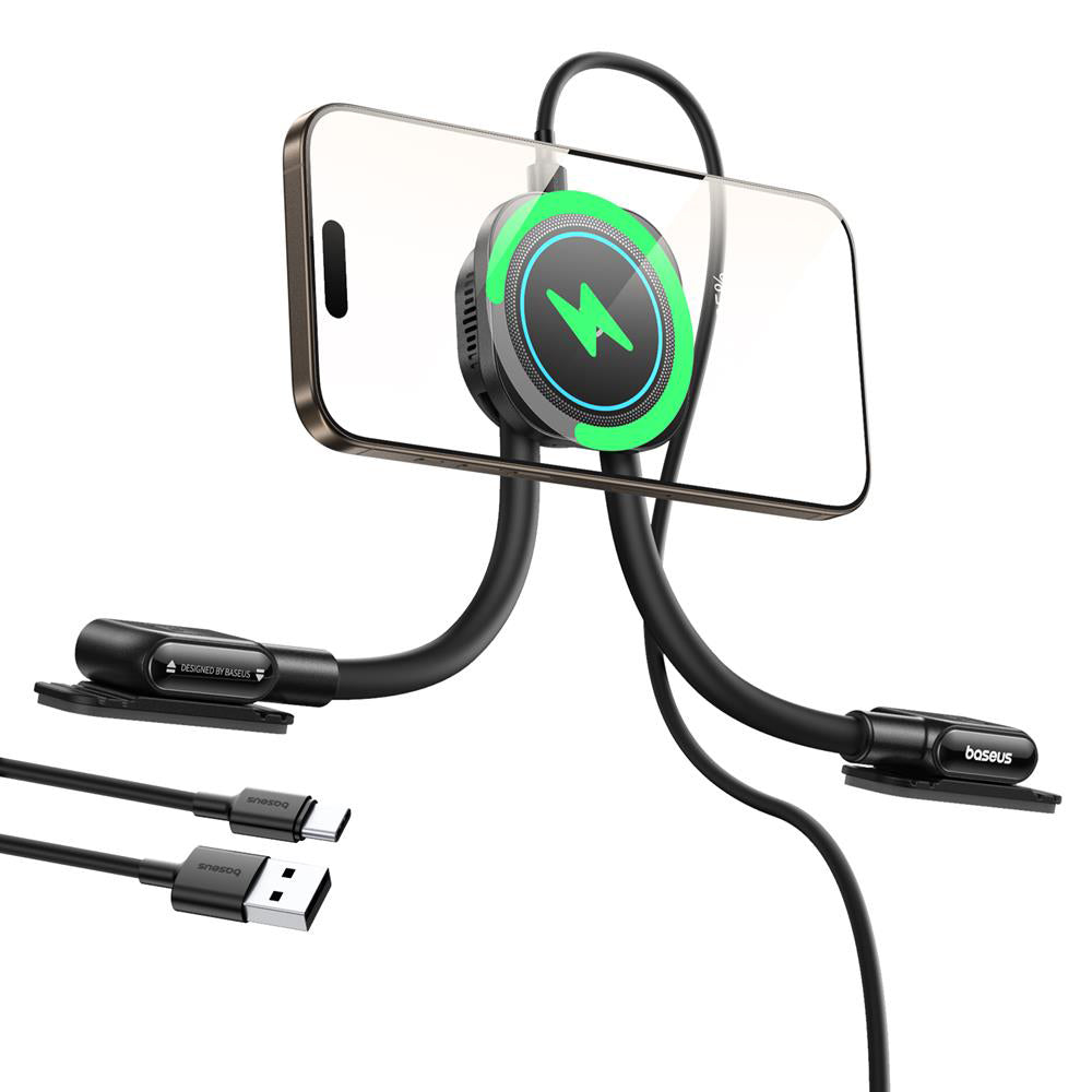 Ładowarka samochodowa bezprzewodowa Baseus PrimeTrip C03s Pro, 15W, 1.67A, Czarna C0013803