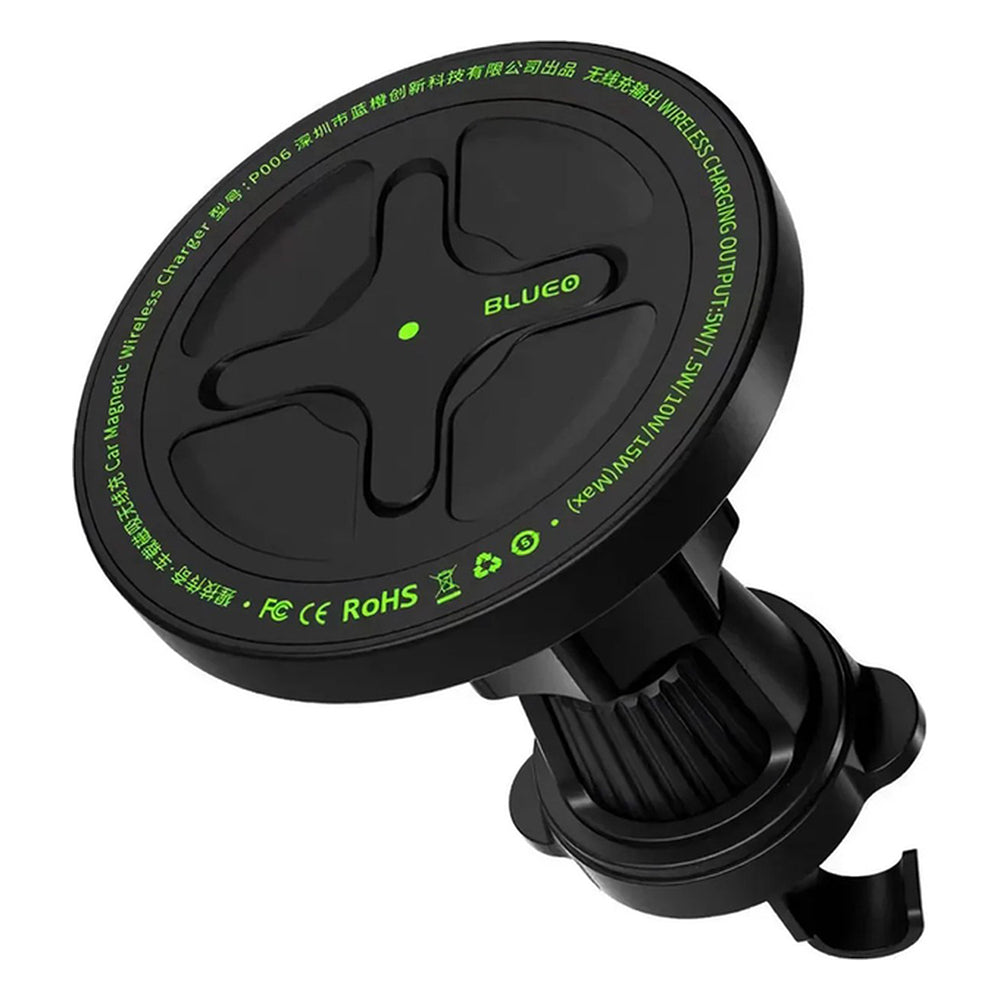 Ładowarka samochodowa bezprzewodowa Blueo Ape Legend, 15W, 1.67A, Czarna