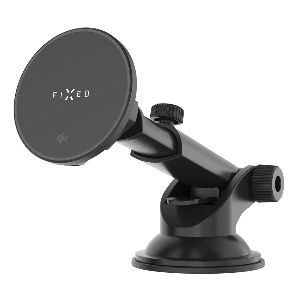 Ładowarka samochodowa bezprzewodowa Fixed MagRound 2 XL, 15W, 1.67A, Czarna