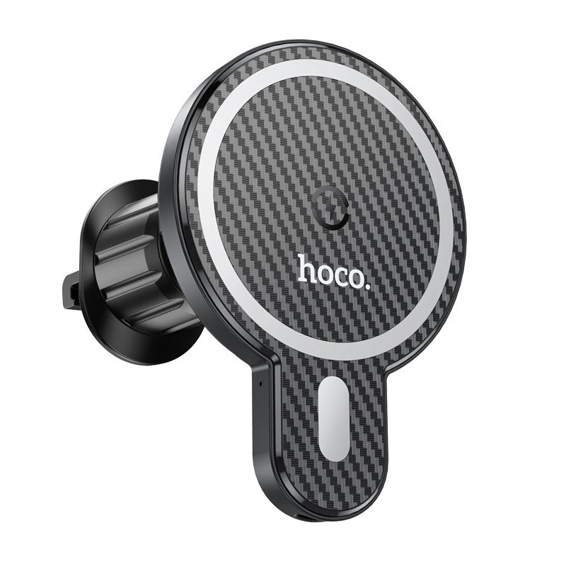 Ładowarka samochodowa bezprzewodowa HOCO CA85, 15W, 1.67A, Czarna