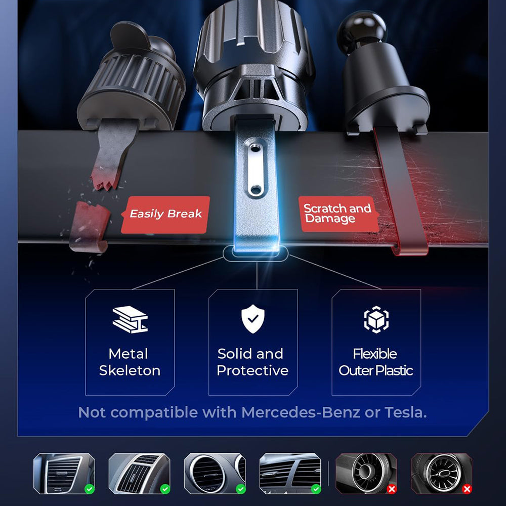 Bezprzewodowa ładowarka samochodowa Lisen W704 Pro, 25W, czarna YL0225090003