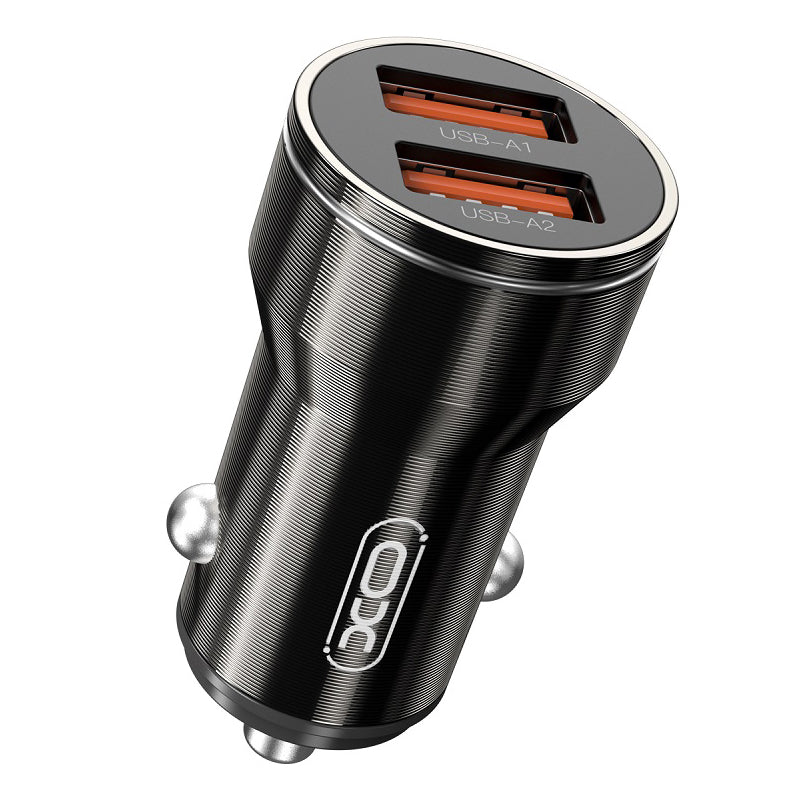 Ładowarka samochodowa XO Design CC48, 12W, 2.4A, Czarna