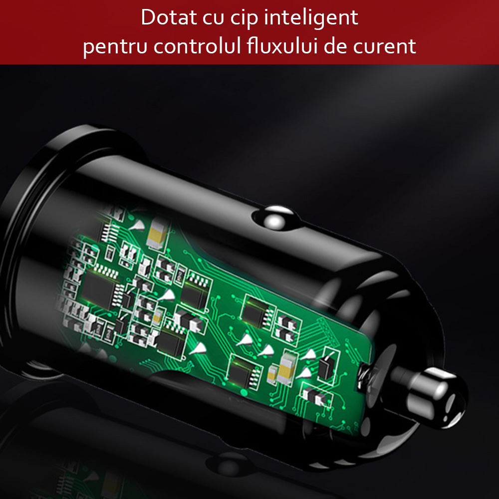 Ładowarka samochodowa Yesido Y38, 18W, 3A, 1 x USB-A, Czarna
