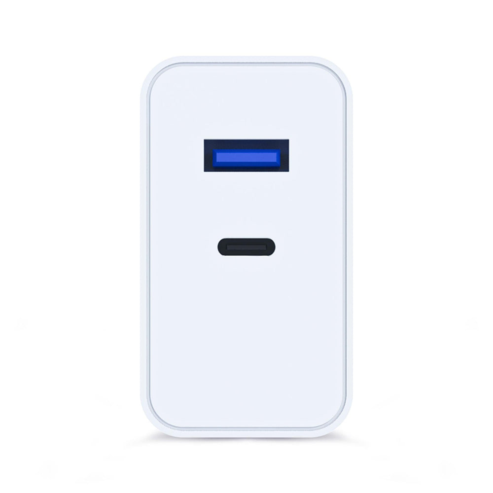 Ładowarka sieciowa 3MK FlowPower, 45W, 1 x USB-A - 1 x USB-C, Biała