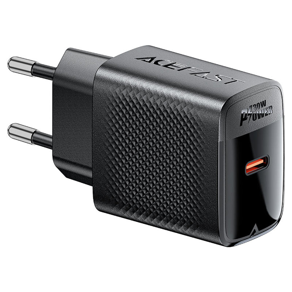 Ładowarka sieciowa Acefast A102, 30W, 3A, 1 x USB-C, Czarny