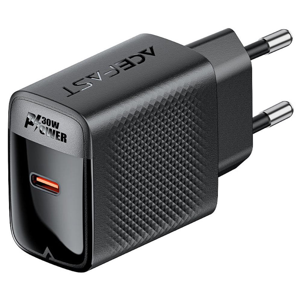 Ładowarka sieciowa Acefast A102, 30W, 3A, 1 x USB-C, Czarny