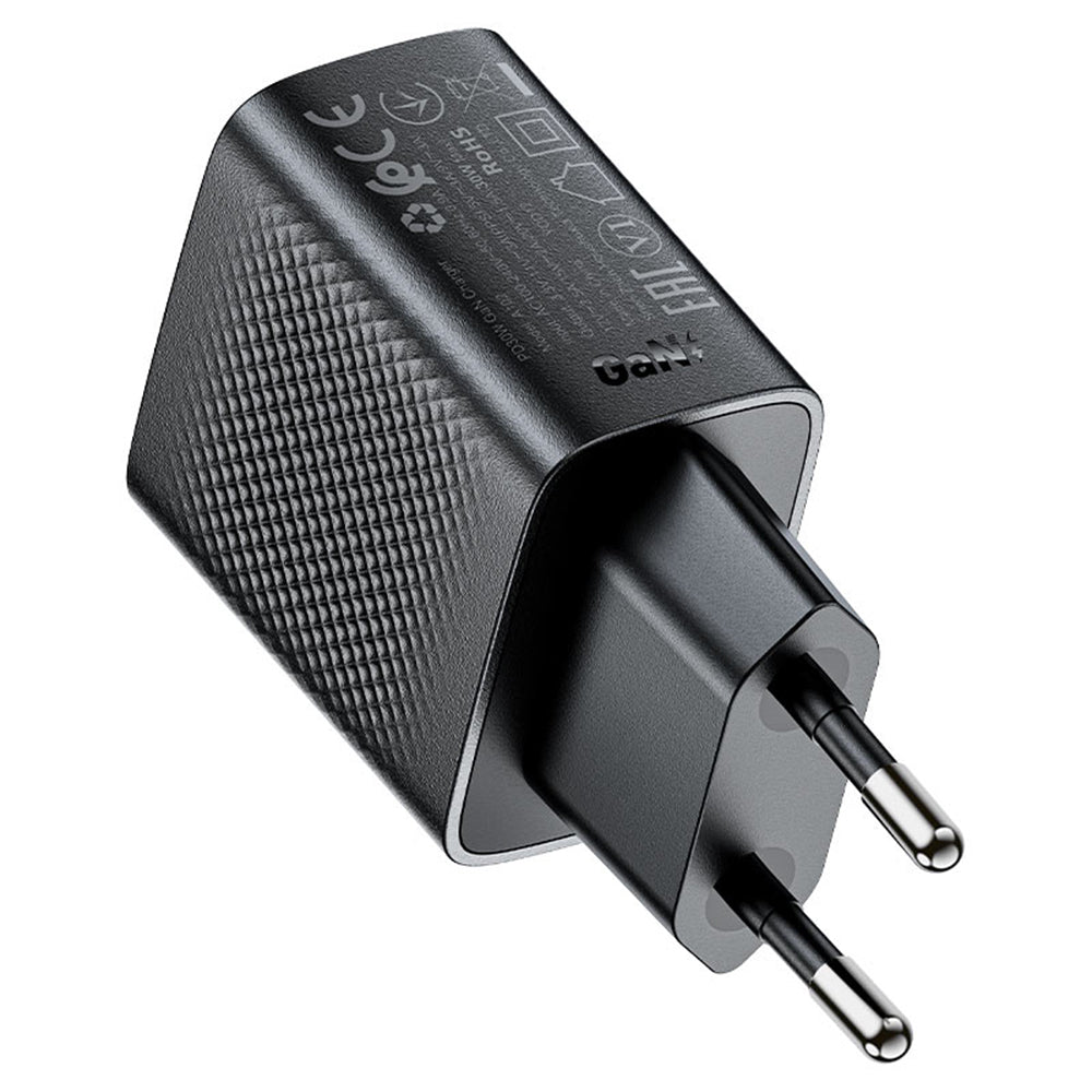 Ładowarka sieciowa Acefast A102, 30W, 3A, 1 x USB-C, Czarny