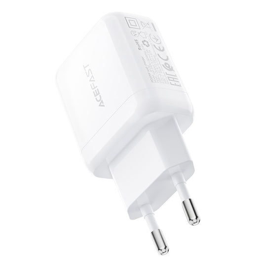 Ładowarka sieciowa Acefast A130, 20W, 3A, 1 x USB-C, Biała