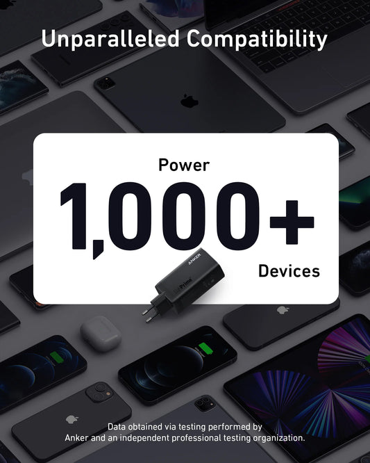 Ładowarka sieciowa Anker 737, 120W, 5A, 1 x USB-A - 2 x USB-C, czarna