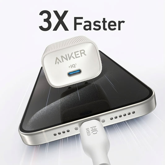 Ładowarka sieciowa Anker 511 Nano 4, 30W, 3A, 1 x USB-C, biała A2337G21