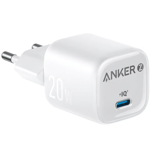 Ładowarka sieciowa Anker Zolo, 20W, 3A, 1 x USB-C, Biała A2699G21