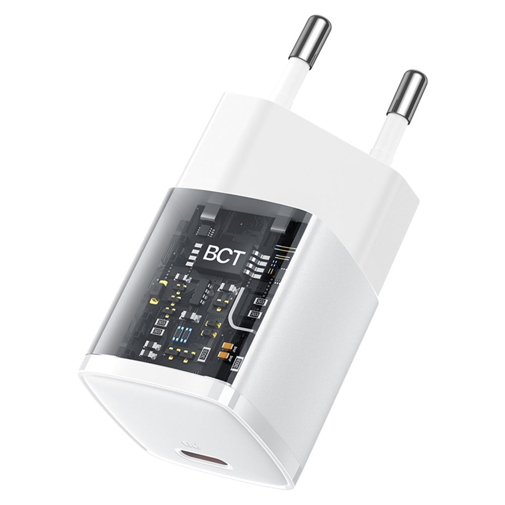 Ładowarka sieciowa Baseus Cube Pro, 30W, 3A, 1 x USB-C, Biała CCXF000302