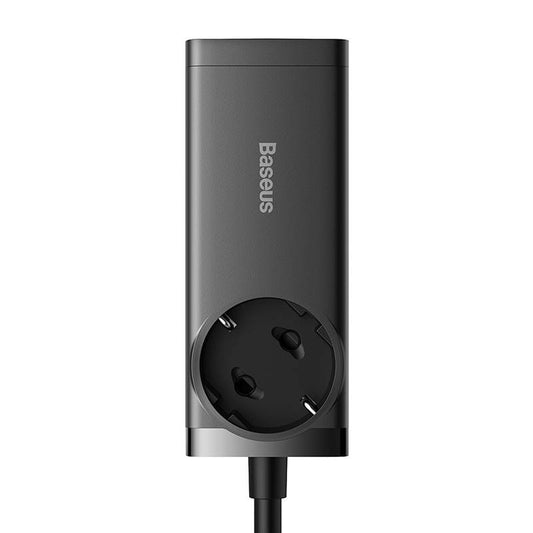 Ładowarka sieciowa Baseus GaN3 Pro PowerStrip, 100W, 5A, 2 x USB-A - 2 x USB-C - 1 x Schuko, czarna PSZM000401 PSZM000401