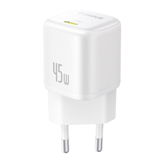 Ładowarka sieciowa Baseus PicoGo, 45W, 3A, 1 x USB-C, Biała P10176800213-00