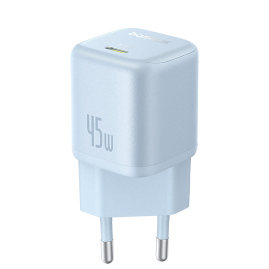 Ładowarka sieciowa Baseus PicoGo, 45W, 3A, 1 x USB-C, Niebieska P10176800313-00