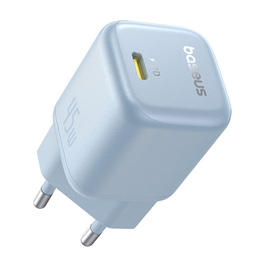 Ładowarka sieciowa Baseus PicoGo, 45W, 3A, 1 x USB-C, Niebieska P10176800313-00