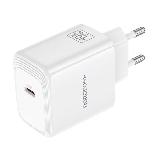 Ładowarka sieciowa Borofone BN33 Fuente, 40W, 1 x USB-C, biały