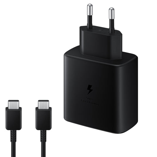 Samsung EP-TA845 + DA705BBE, 45W, 4.05A, 1 x USB-C, czarny