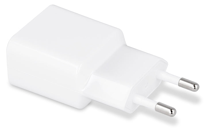 Ładowarka sieciowa z kablem USB-C MaXlife MXTC-01, 10,5W, 2,1A, 1 x USB-A, biały
