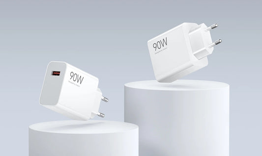 Ładowarka sieciowa z kablem USB-C Xiaomi, 90W, 6.1A, 1 x USB-A, Biała