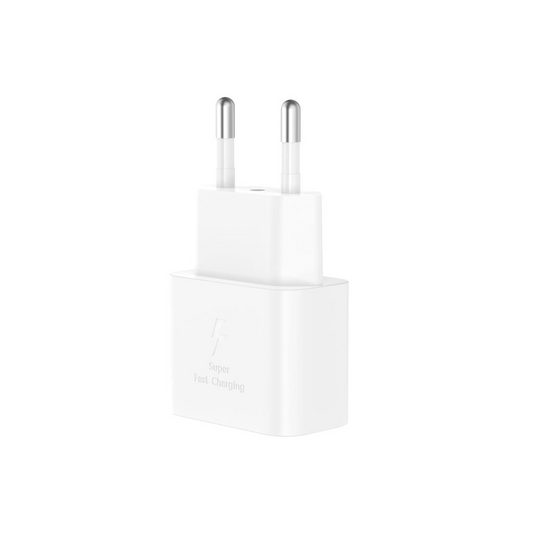 Ładowarka sieciowa z kablem USB-C XO Design L167, 25W, 3A, 1 x USB-C, Biała