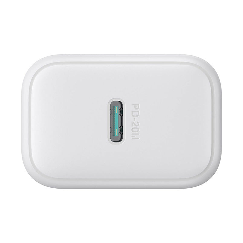 Ładowarka sieciowa z kablem USB-C Joyroom JR-TCF20, 20W, 3A, 1 x USB-C, Biała