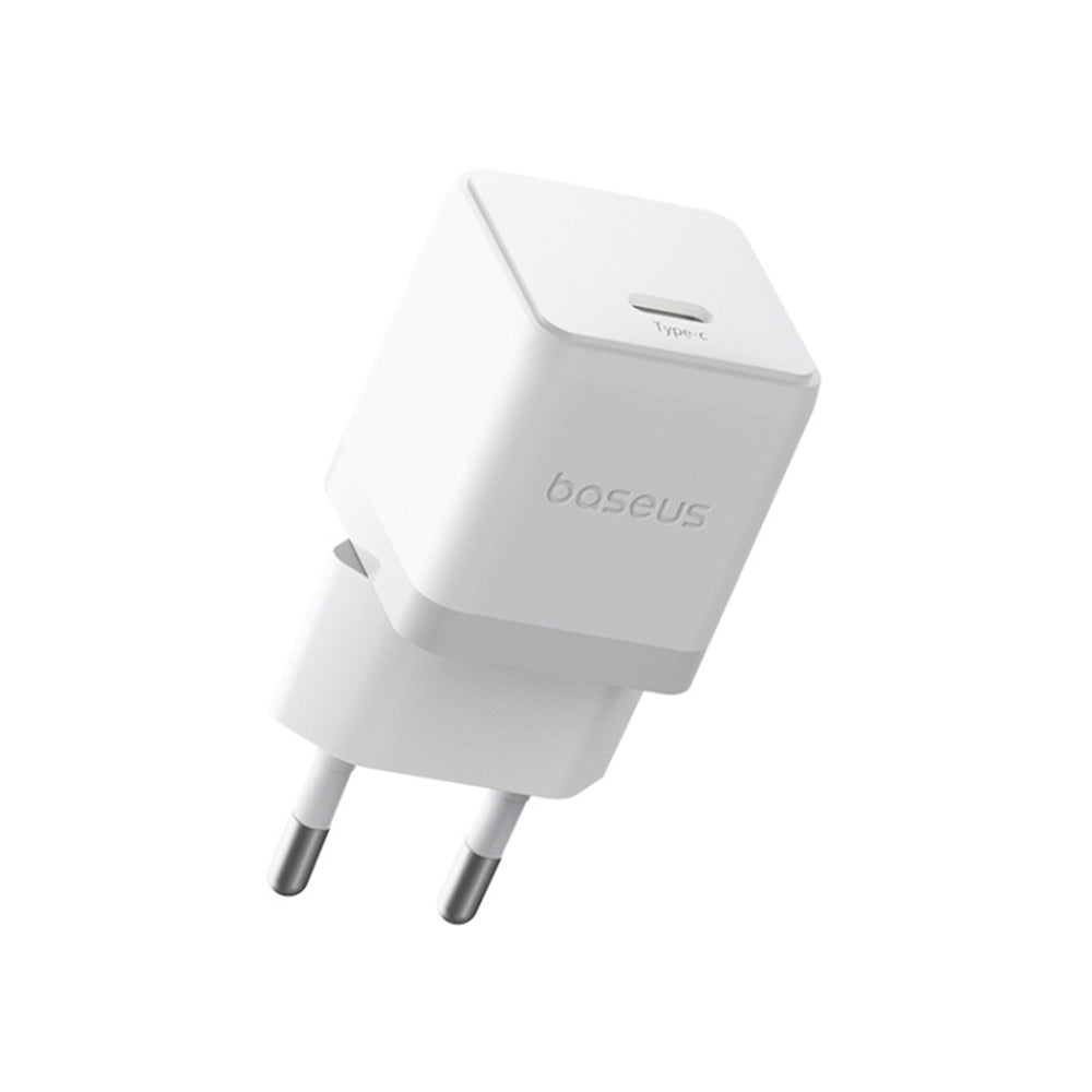 Ładowarka sieciowa z kablem USB-C Baseus Palm, 30W, 3A, 1 x USB-C, Biała P10111605213-01