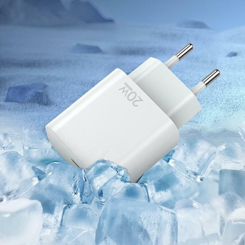 Ładowarka sieciowa z kablem USB-C Sendem OG73, 20W, 3A, 1 x USB-C, biały