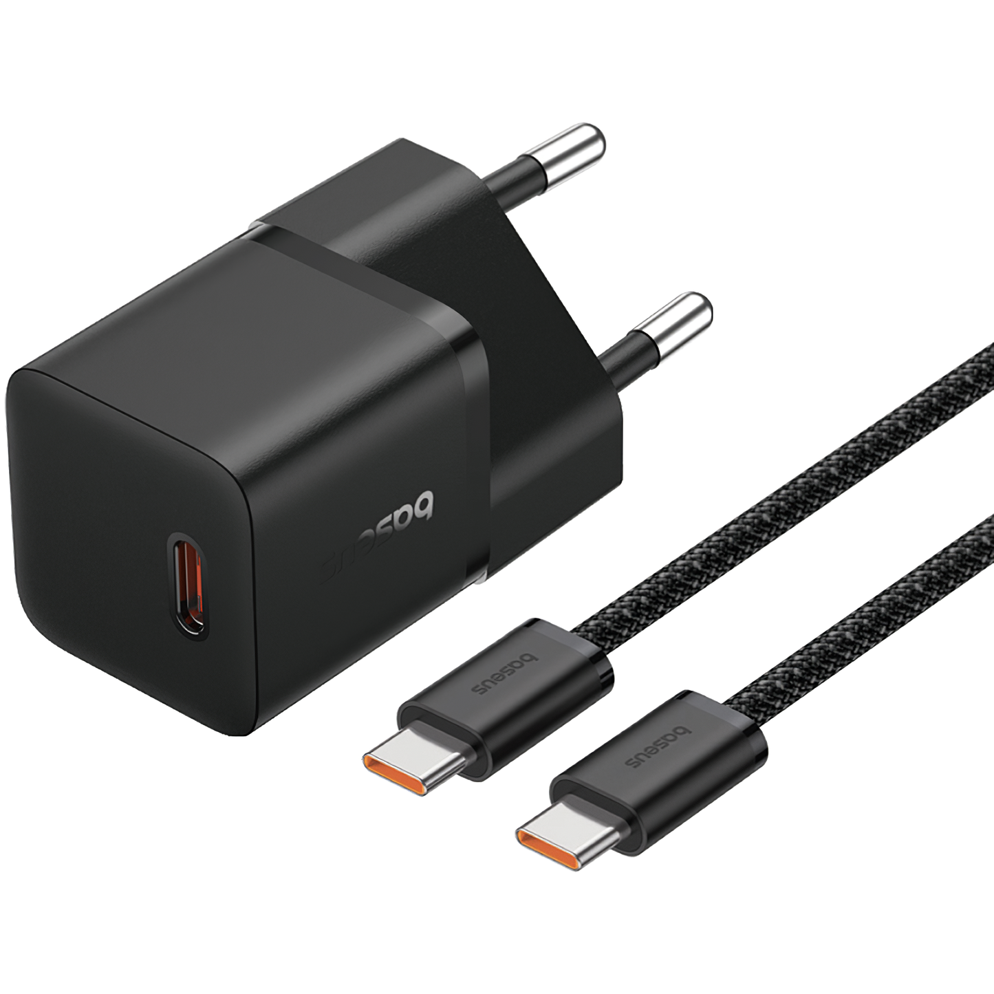 Kabel Baseus GaN5 USB-C Ładowarka sieciowa GaN5, 20W, 3A, 1 x USB-C, czarny P10110900113-00
