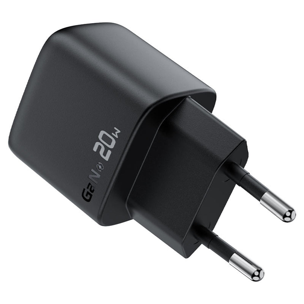 Ładowarka sieciowa z kablem USB-C Acefast A113 Display, 20W, 3A, 1 x USB-C, Czarny