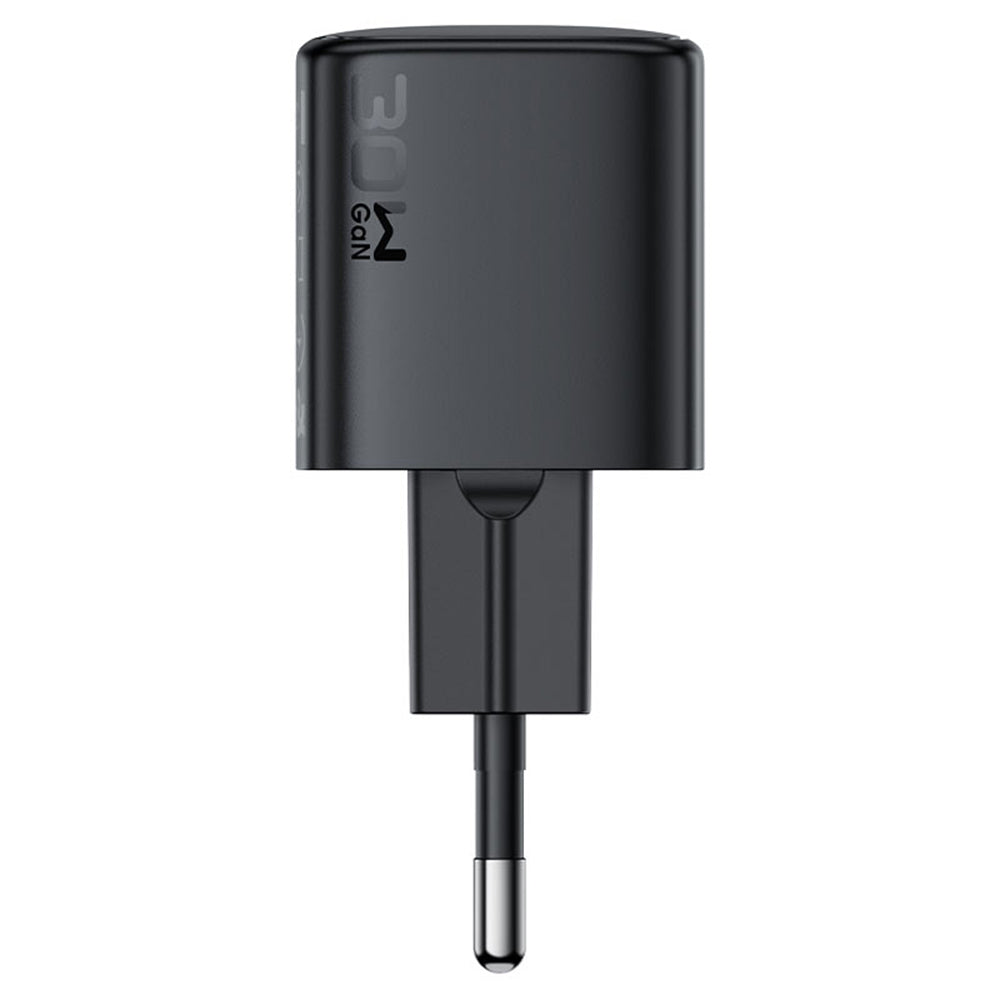 Ładowarka sieciowa z kablem USB-C Acefast A118, 30W, 3A, 1 x USB-C, Czarna