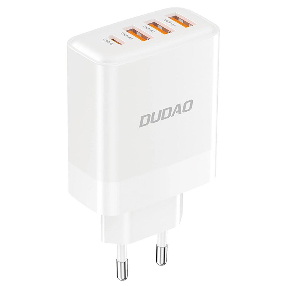 Ładowarka sieciowa Dudao A5HEU, 20W, 3A, 1 x USB-C - 3 x USB-A, biała