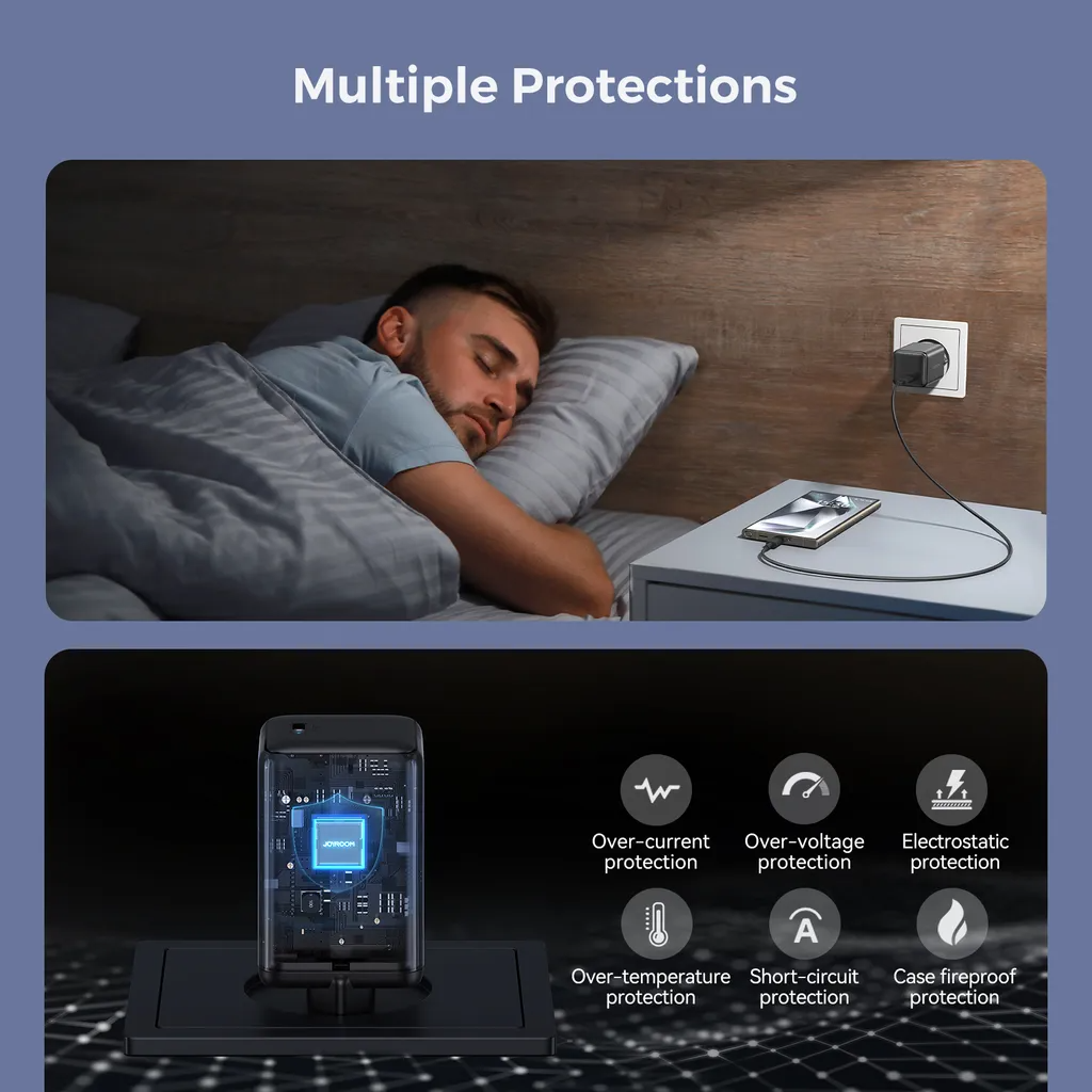 Ładowarka sieciowa Joyroom JR-TCG18, 65W, 3.25A, 1 x USB-C, Czarny