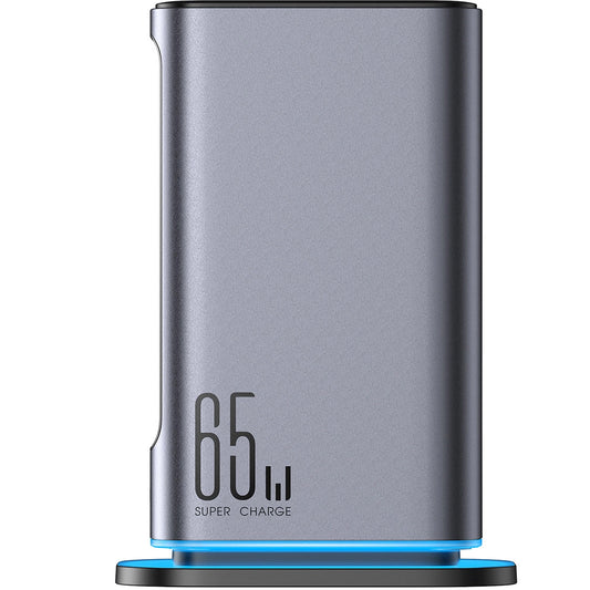 Ładowarka stacja Joyroom JR-TCM02, 65W, 3.25A, 2 x USB-A - 4 x USB-C, Szara