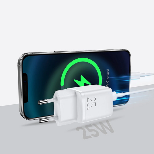 Ładowarka sieciowa Joyroom L-P251, 25W, 3A, 1 x USB-C, Biała