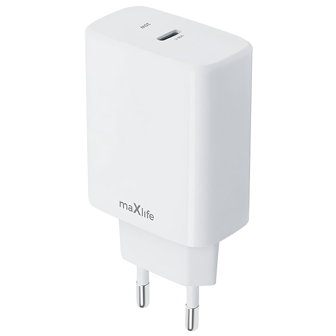 MaXlife MXTC-10-20C, 20W, 3A, 1 x USB-C, biały