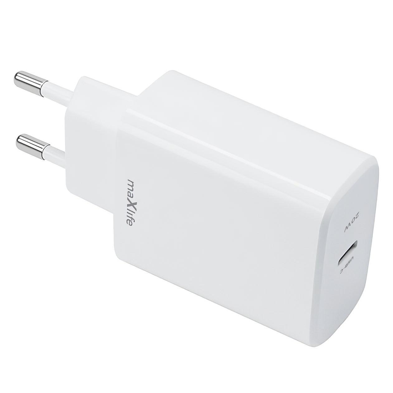 MaXlife MXTC-10-20C, 20W, 3A, 1 x USB-C, biały