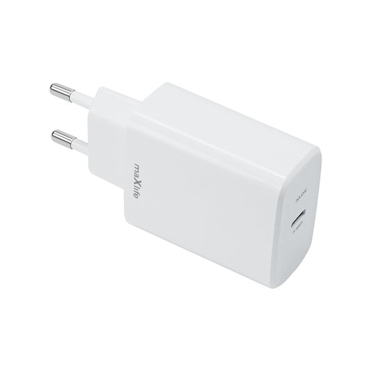 Ładowarka sieciowa MaXlife MXTC-10-30C, 30 W, 3 A, 1 x USB-C, biała