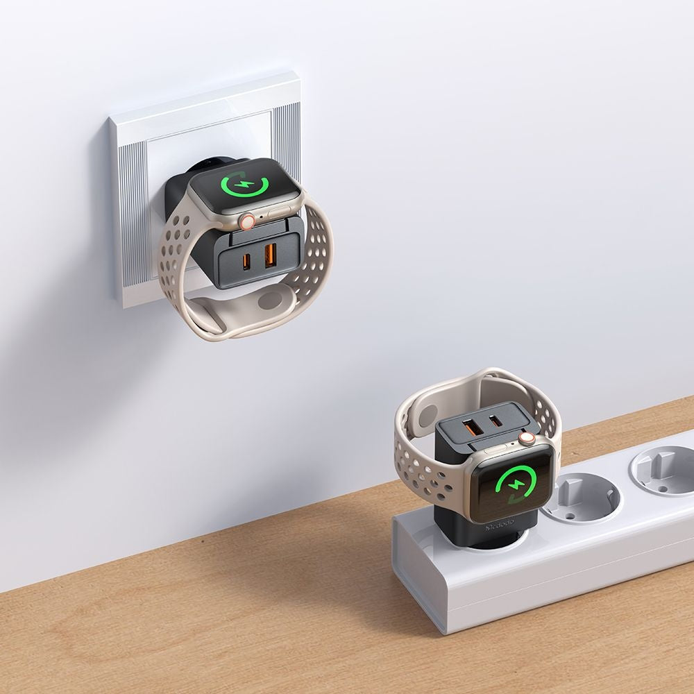 Ładowarka sieciowa McDodo CH-3700 Companion, 30W, 3A, 1 x USB-A - 1 x USB-C, Czarny