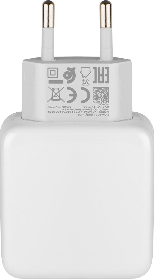 Ładowarka sieciowa Realme, 20W, 4A, 1 x USB-A, Biała VC54JCEH