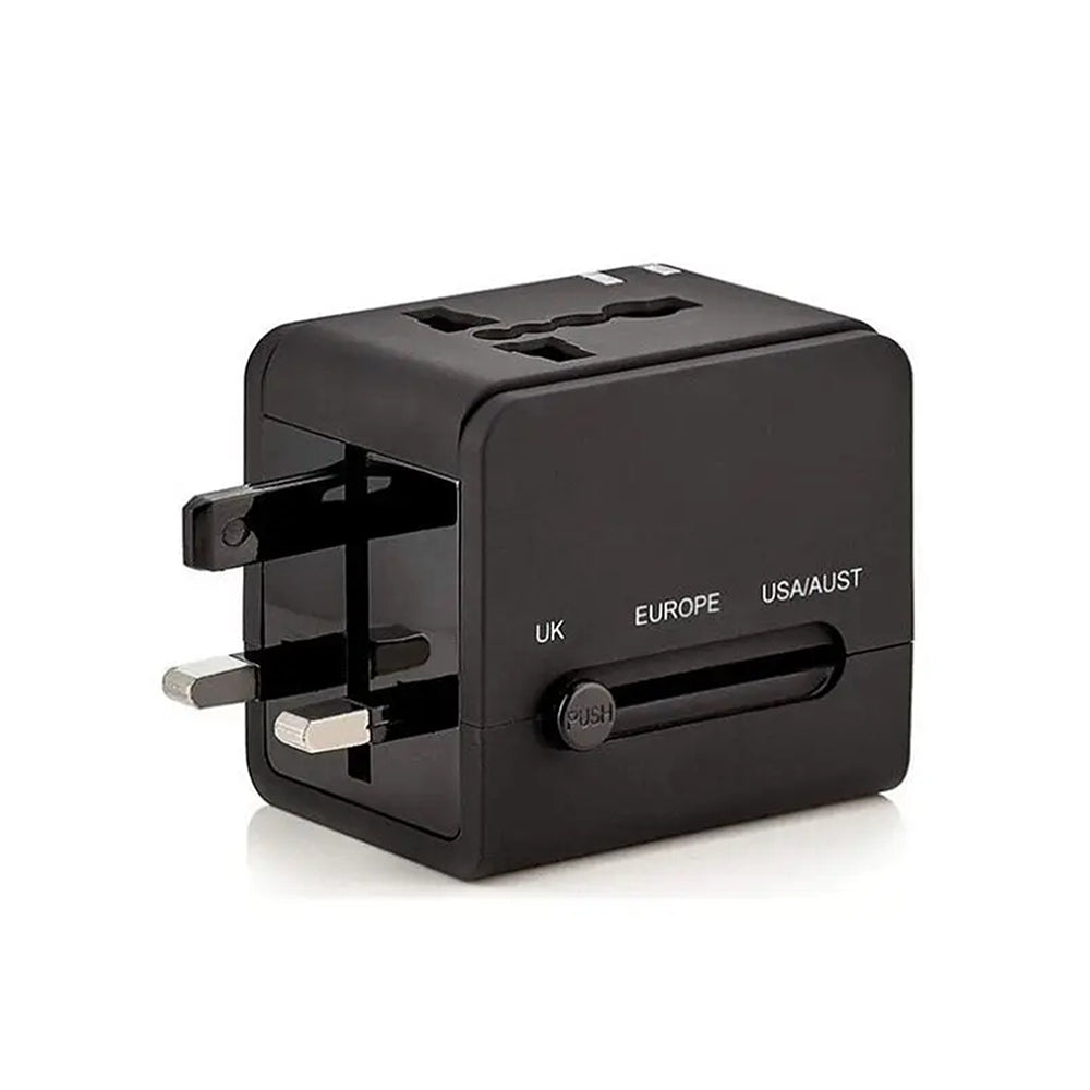 Ładowarka sieciowa Techsuit HHt148 Travel, 10W, 2A, 2 x USB-A, Czarny
