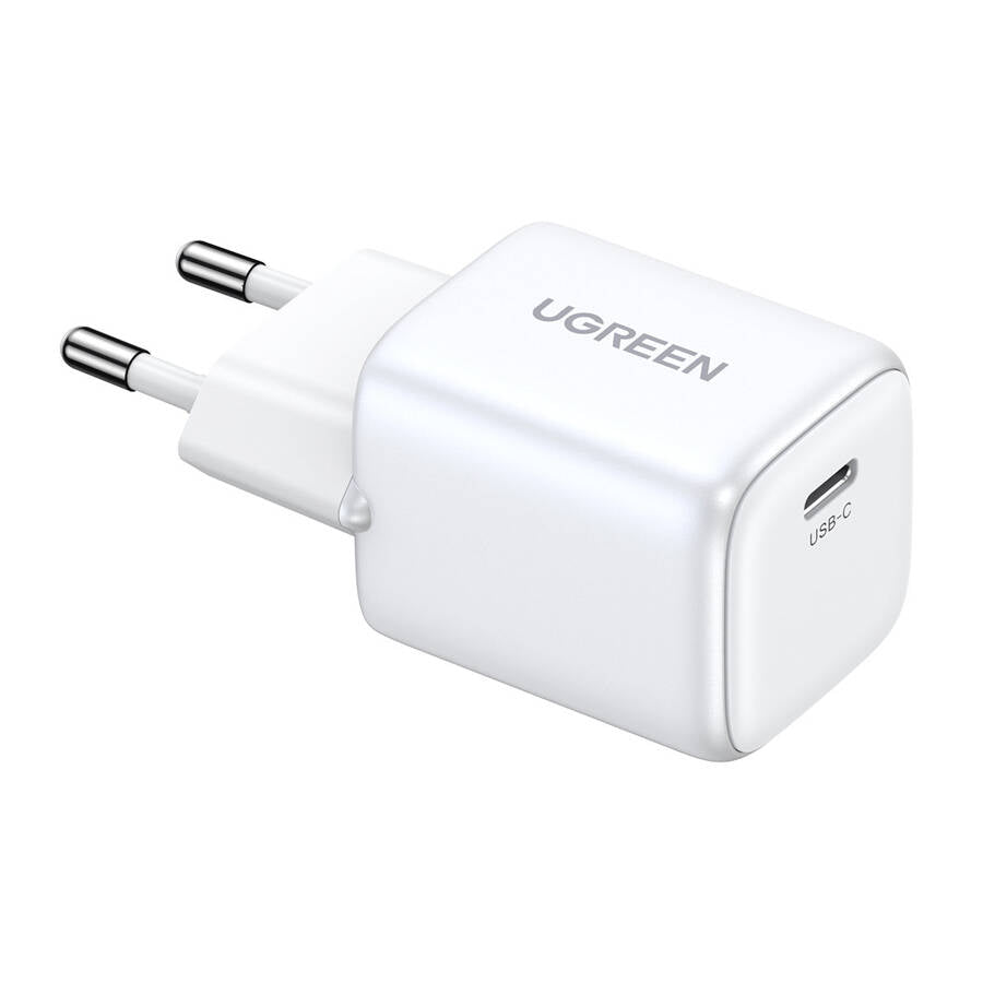 Ładowarka sieciowa UGREEN CD318, 20W, 3A, 1 x USB-C, biała