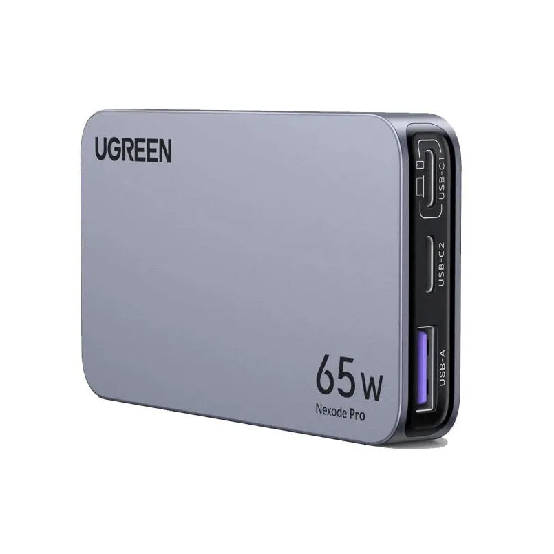 Ładowarka sieciowa UGREEN X753 Nexode Pro, 65W, 3A, 1 x USB-A - 2 x USB-C, szara
