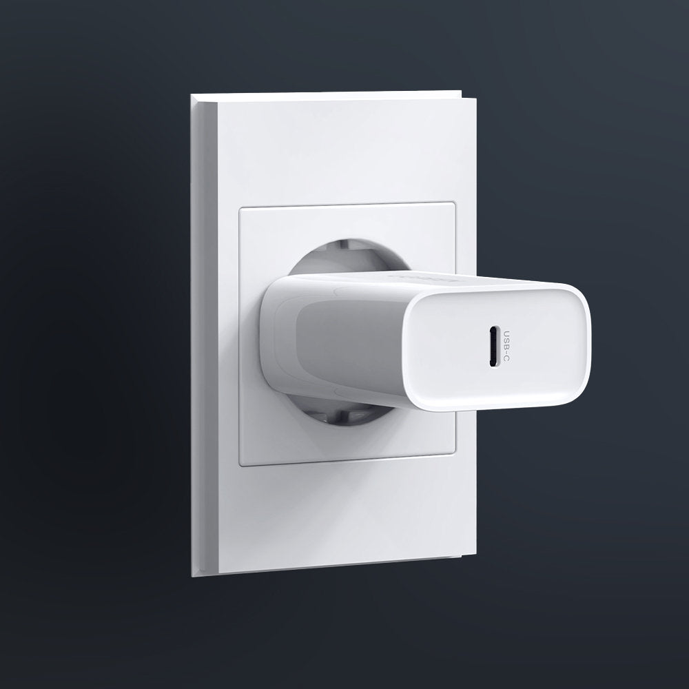 Ładowarka sieciowa UGREEN CD127, 30W, 3A, 1 x USB-C, biała