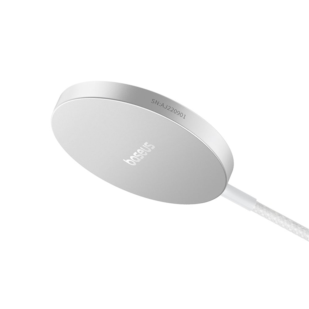 Baseus Simple Mini4 Air Wireless Network Charger, 15W, 1.67A, Silver P10278200S11-00
