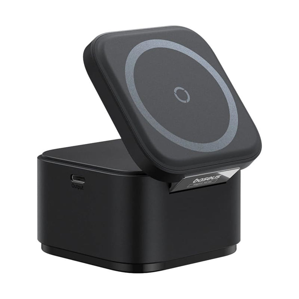 Ładowarka Sieciowa Bezprzewodowa Baseus MagPro, 25W, 1.67A, 1 x USB-C, Czarna P10264100123-00