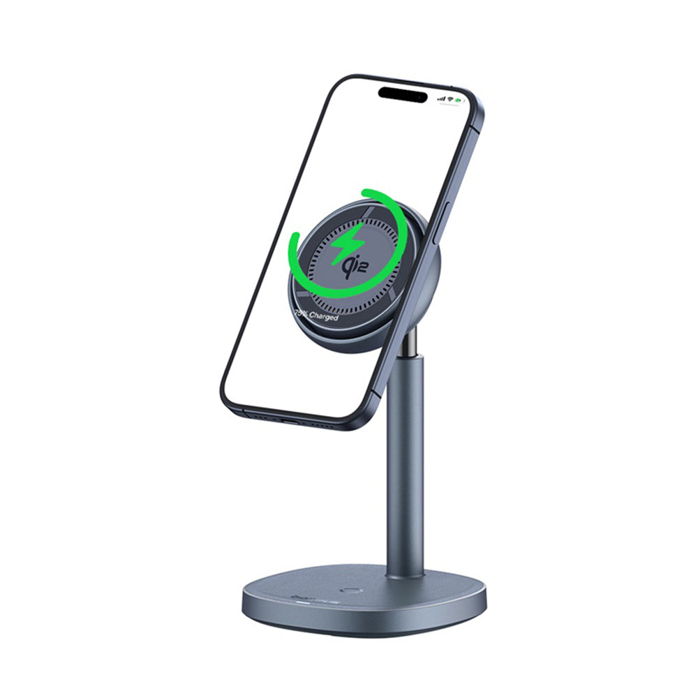 Ładowarka Sieciowa Bezprzewodowa Baseus Orbit 2 Pro 2w1, 20W, 1.67A, Szara P10273500813-00