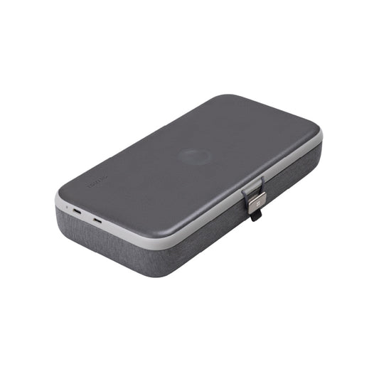 Ładowarka Sieciowa Bezprzewodowa Edizard PowerCube 3w1, 65W, 3.25A, 1 x USB-C, Szara